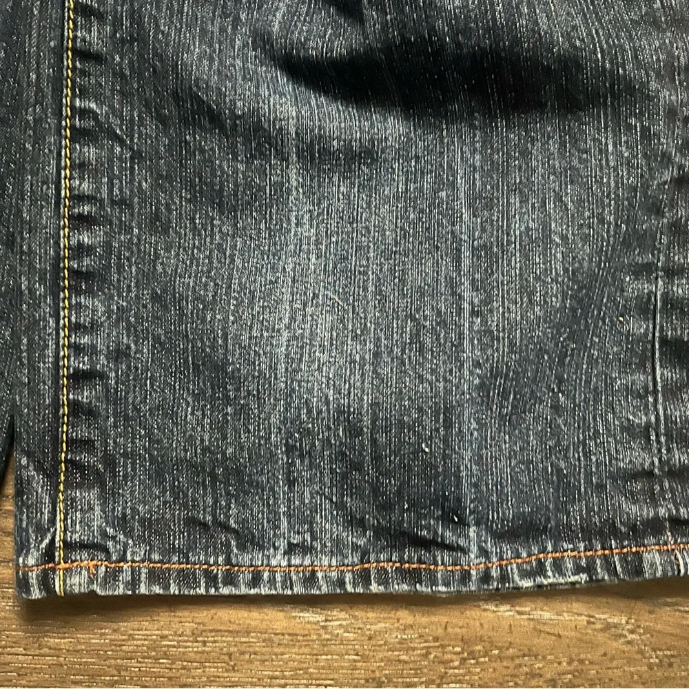 Ed Hardy Embroidered Tiger Hellcat Distressed Denim Blue Jeans size 34 - Picture 12 of 12